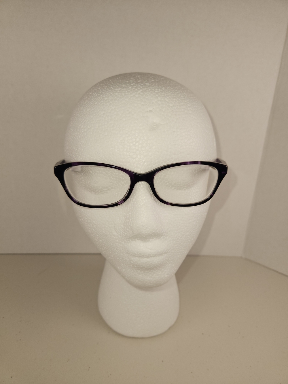 Ralph Lauren Women's Frame with Dark  Purple Accents Cat-Eye Glasses RA 7049